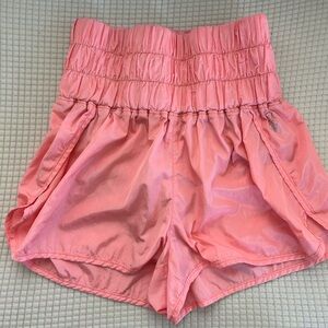 Pink free people athletic shorts